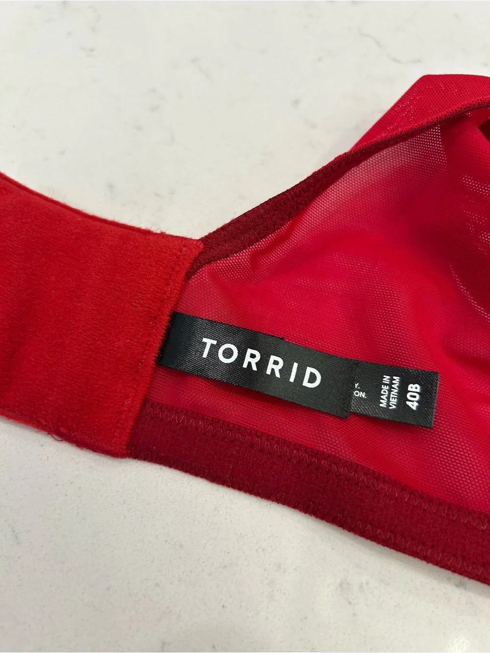 torrid Red Wireless Lace Push-Up Bra